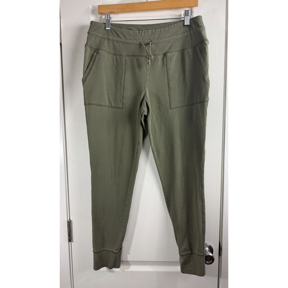 Wild Fable Women’s Jogger Pants XL Olive Green Cotton Stretch Drawstring